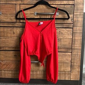 Red tank top/halter top